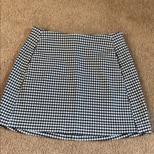 Checkered skirt